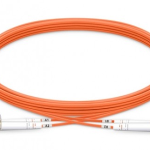 Fiber patch cord Multi-mode, OM2, duplex, LC/LC, 3m (P/N: 2104-07019)