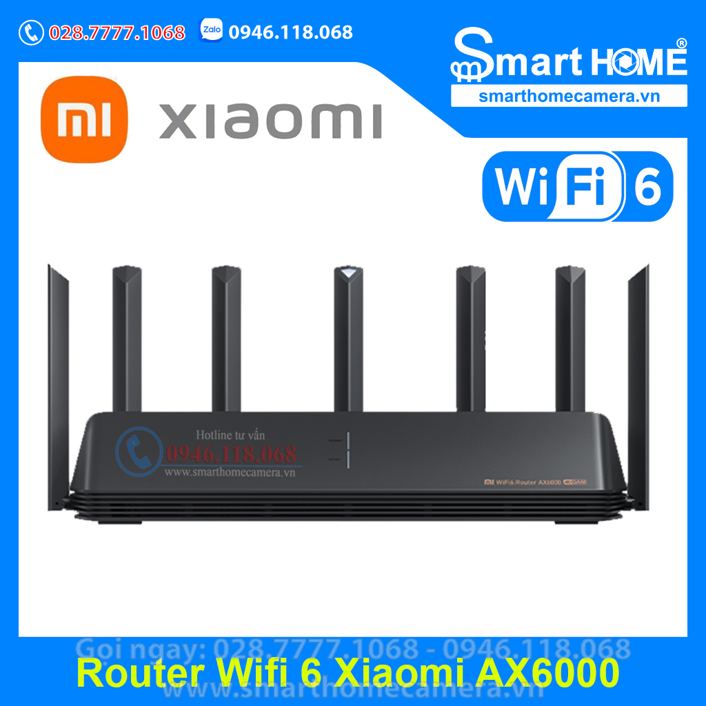 Thiết bị mạng Router Wifi 6 Xiaomi AX6000