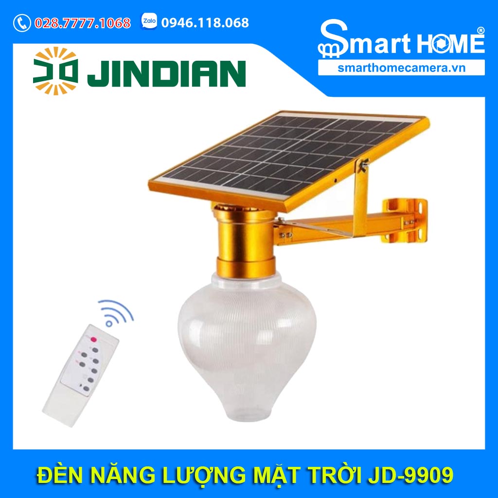 Đèn sân vườn năng lượng mặt trời JINDIAN 15W JD-9909