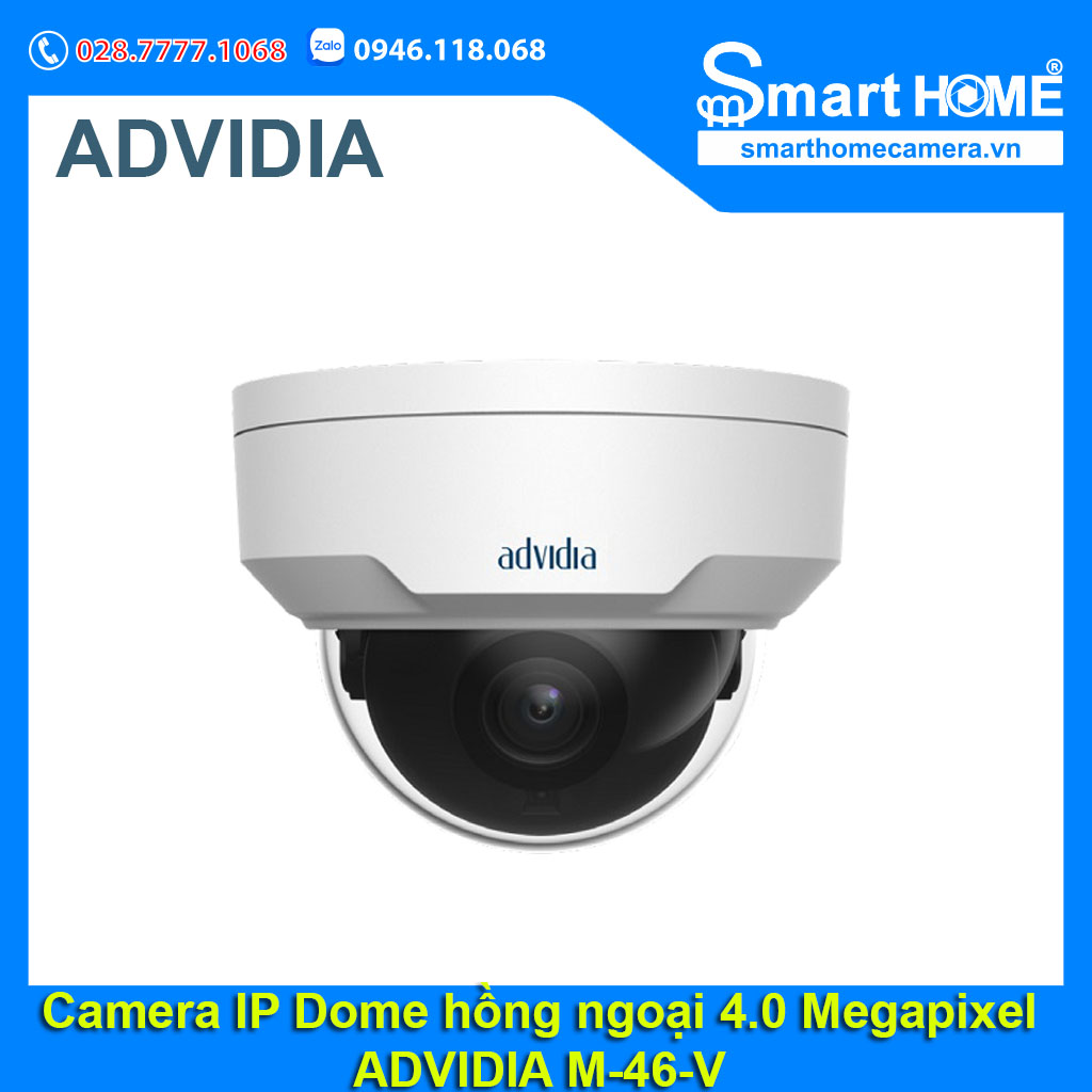 Camera ADVIDIA M-46-V - Camera IP Dome Advidia 4.0MP H265