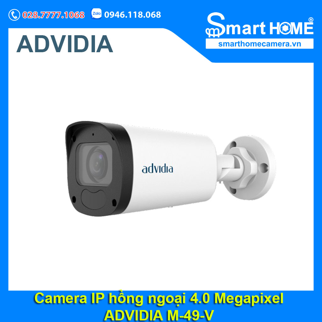 Camera ADVIDIA M-49-V - Camera IP Advidia 4.0MP H265