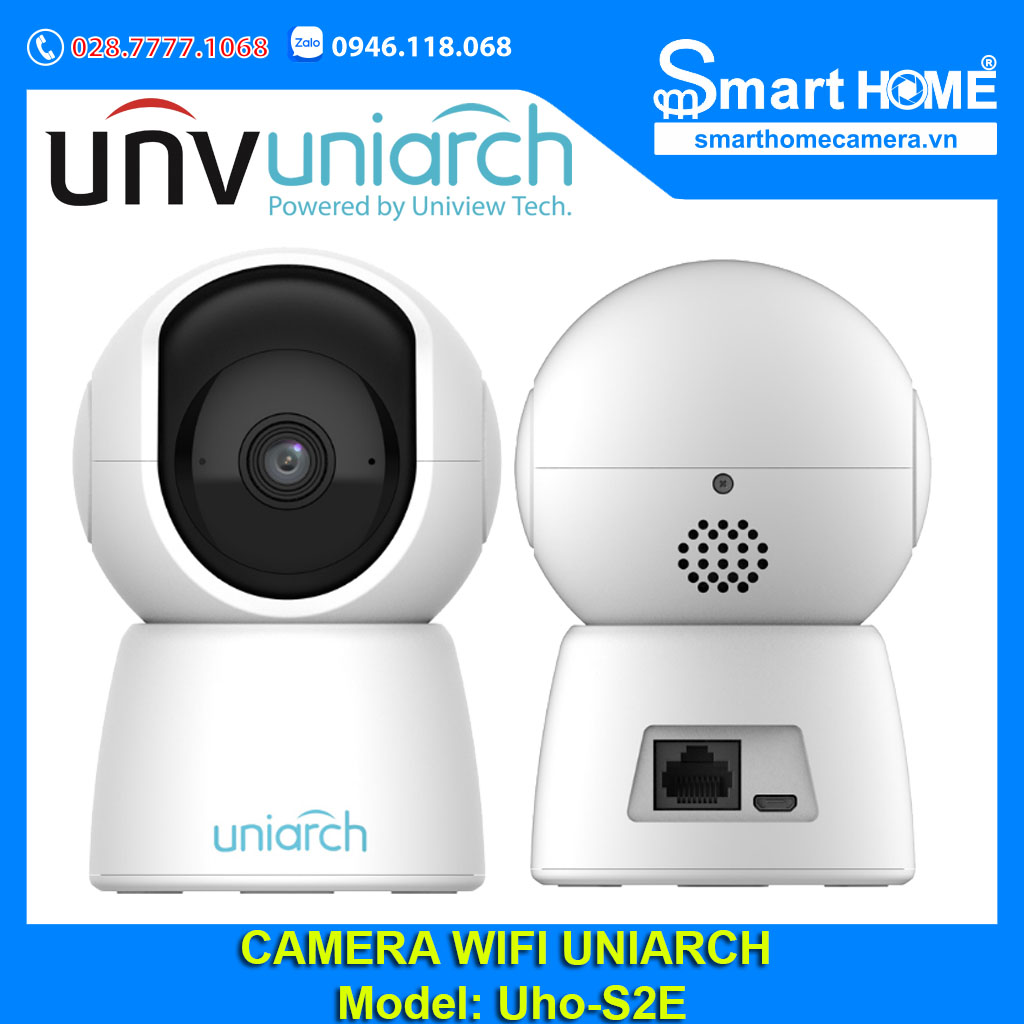 Giới thiệu sản phẩm Camera IP Wifi Uniarch Uho-S2E 1080P FullHD