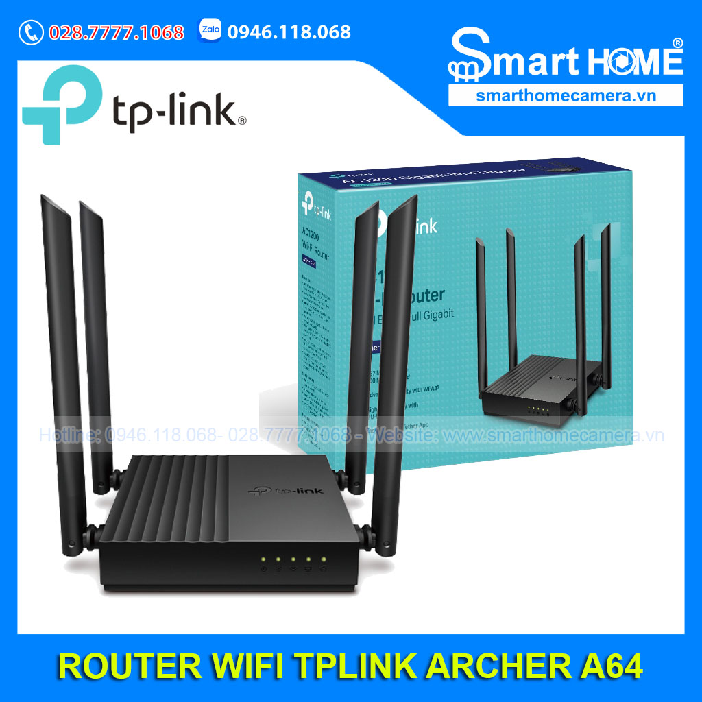 Thiết bị mạng Router WiFi Tplink Archer A64