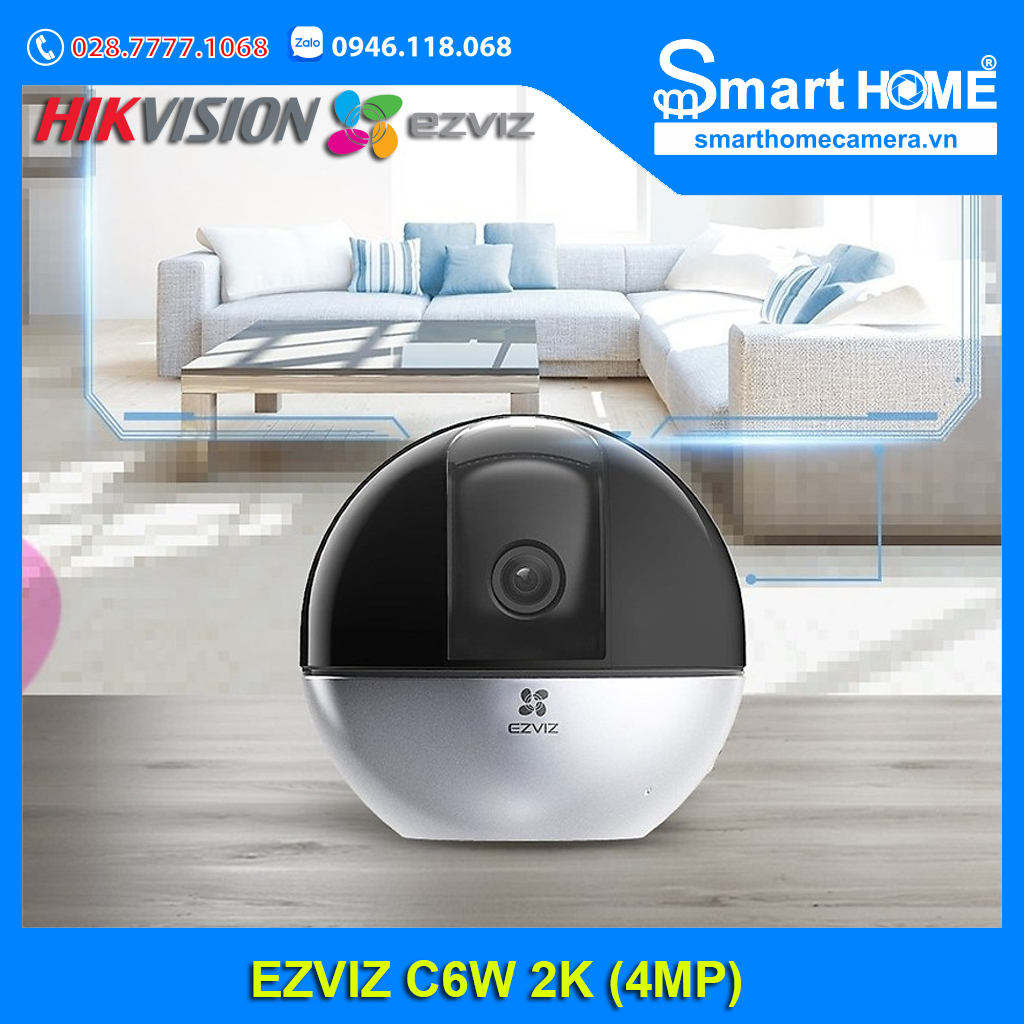 Camera Wifi EZVIZ C6W 2K 4.0MP QHD