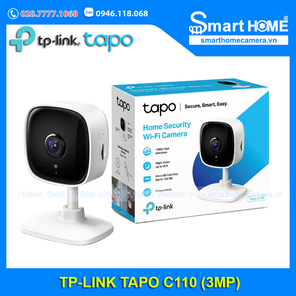 Camera Wifi Trong Nhà TP-Link Tapo C110 3.0MP QHD