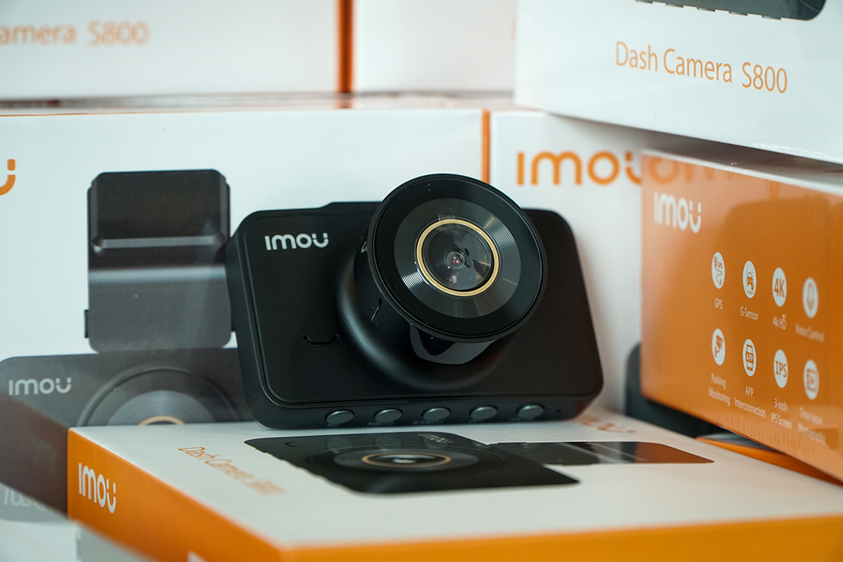 Camera Hành Trình IMOU S800 4K 8MP Ống Kính Tích Hợp GPS Điều Khiển Bằng Giọng Nói